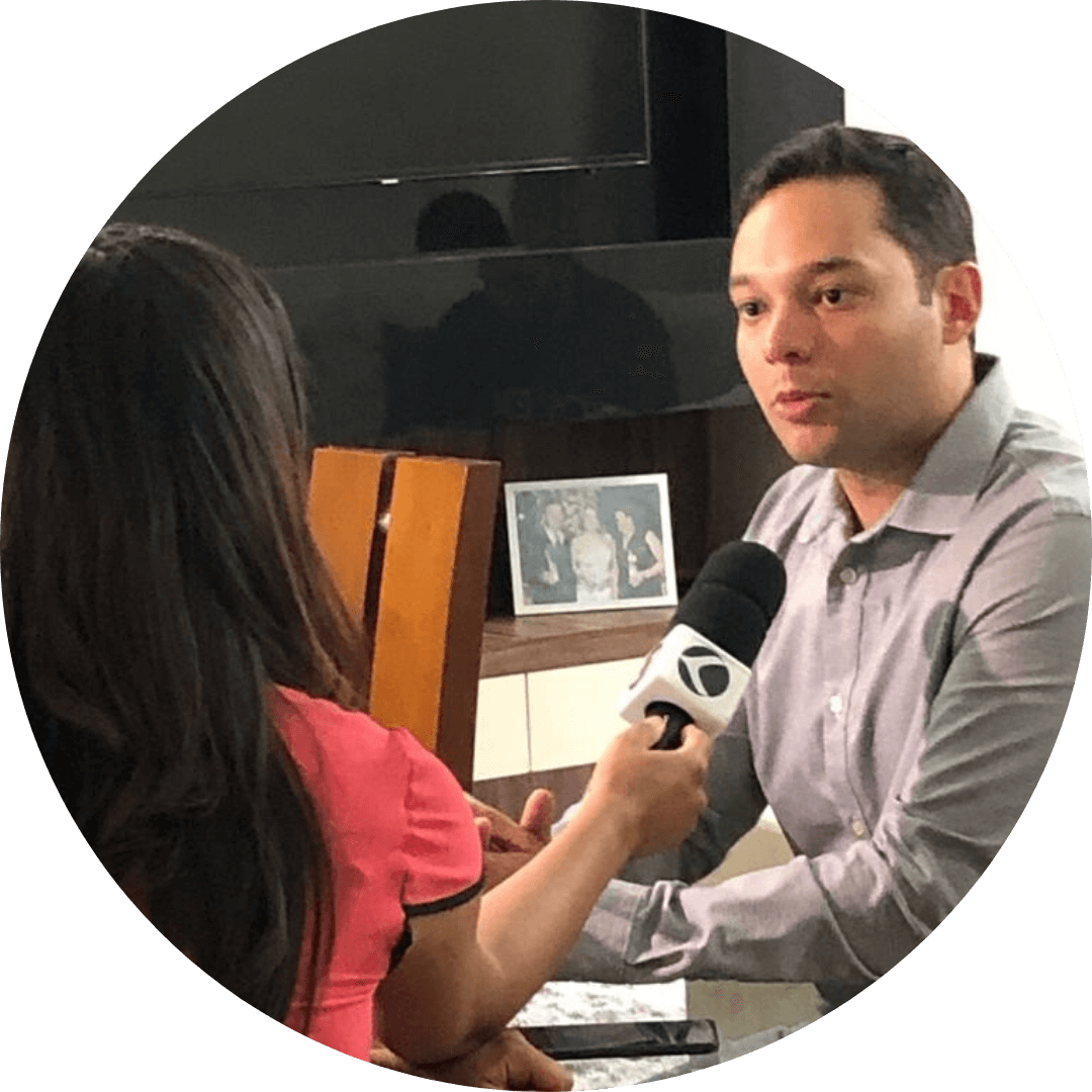 Entrevistas na televisão